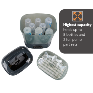 One Step? Baby Bottle Sterilizer and Dryer Advanced – Electric steam sterilizer with HEPA Filter